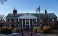 The Nebraska Governor’s Mansion on Tuesday, Jan. 18, 2022, in Lincoln. 
(Rebecca S. Gratz / Nebraska Examiner)