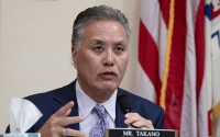 House Committee on Veterans' Affairs ranking member Mark Takano, of Calif. on Wednesday, Feb. 14, 2024, in Washington. 
(Manuel Balce Ceneta / AP Photo)