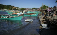 A man prepares his boat at the port of the coastal town of Santa Ana, Cagayan province, northern Philippines on Tuesday, May 7, 2024.
(Aaron Favila / AP Photo)