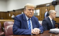 Former President Donald Trump April 16, 2024, in New York. 
(Justin Lane / AP Photo)