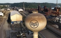 This is a portion of US Steel's Edgar Thomson Works in Braddock, Pa., on Sunday, Apr., 28, 2024. 
(Gene J. Puskar / AP Photo)