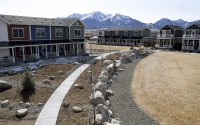 Modular homes built by Fading West are seen in Buena Vista, Colo., on Feb. 19, 2025. 
(Thomas Peipert / AP Photo)