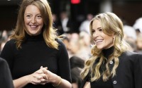Dr. Casey Means (left), a wellness influencer, attends a confirmation hearing for Robert F. Kennedy Jr. for the Secretary of Health and Human Services post, at the Capitol in Washington, Jan. 29, 2025. 
(Ben Curtis / AP Photo)