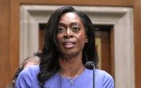 Erica Schwartz testifies during a Senate Health Education Labor and Pensions committee confirmation hearing to be the director of the Centers for Disease Control and Prevention on Capitol Hill, Wednesday, July 15, 2026, in Washington. 
(Mariam Zuhaib / AP Photo)