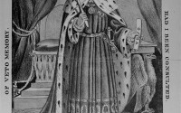 Former President Andrew Jackson, in this contemporary cartoon depicted as King Andrew I., believed the president should be in control of most federal workers.
(AP Photo)