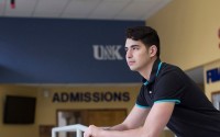 Abraham Hermosillo Alvarez gave campus tours to prospective students at the University of Nebraska at Kearney in the 2015-16 school year. This photo is from a 2016 Facebook post.
(Flatwater Free Press)