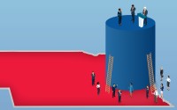 Democratic presidential candidates have won the Omaha-area electoral vote three times, including easy wins in the past two elections. But that success hasn't translated to the U.S. House of Representatives or city leadership. 
(Illustration by Hanscom Park Studio)