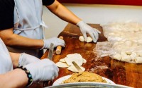 The wide variety of Chinese dumplings are all made by hand at Dumpling Empire.
(Joshua Foo / Flatwater Free Press)