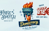 “Democracy – It Ain’t No Picnic: A Traditional Celebration for America’s 250th Birthday,” sponsored by the Free Speech Society, will be held from 4 to 9 p.m. July 12 on the Gene Leahy Mall. 
(Courtesy of the Free Speech Society)