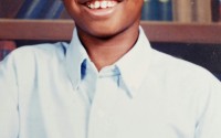 Earnest Jackson poses for a picture as a young child.