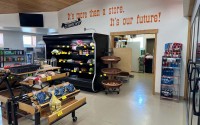 Fresh produce inside the Circle C Market in Cody. The market, which is run by students from Cody-Kilgore high school, has become a critical part of the community since opening in 2013.
 (Heidi Beguin / Flatwater Free Press)