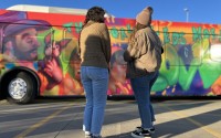 Winners were announced Friday for the student art contest sponsored by the Regional Metropolitan Transit Authority of Omaha, or Metro. Their designs are displayed on buses. 
(Courtesy of Metro)