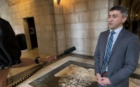 Nebraska attorney Tom Venzor, who argued on behalf of a family using a scholarship program the Legislature created. 
(Aaron Sanderford / Nebraska Examiner)
