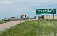 An unincorporated village on the edge of the sprawling Pine Ridge Reservation, Whiteclay now offers Dollar stores along with a grocery, a ranch store, a tax preparation outlet and a restaurant. 
(Paul Hammel / Nebraska Examiner)
