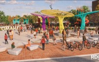 Rendering of the future La Plaza de la Raza site at 24th and N Streets in South Omaha, a project boosted by a $25 million state grant administered by the Nebraska Department of Economic Development. 
(Courtesy of RDG Planning and Design)