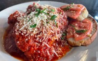 Lasagna Mediterranean from Nicola’s Italian Wine & Faire, a local Italian favorite right on 13th and Jackson.
 (John Shartrand)