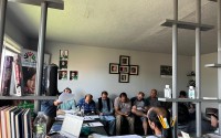 Afghans gather for a training exercise at the Nebraska Afghan Community Center in Omaha. The center was created in 2021 as a vehicle to centralize services and provide assistance to Afghan families arriving in Nebraska. 
(Courtesy of the Nebraska Afghan Community Center)