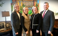 In keeping with the National Law Day’s theme, “The American Dream,” the Pallesens are one family fulfilling the ideals our Forefathers envisioned, helping make life, liberty and the pursuit of happiness – even more attainable for others, defending our Constitutional rights. The multi-generation family of lawyers include daughters, from left: Maggie and Katie Kalkowski, Kathleen Pallesen and her husband, Michael.
(Submitted Photo)