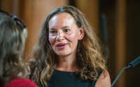 State Sen. Danielle Conrad of Lincoln. July 25, 2024. 
(Zach Wendling / Nebraska Examiner)