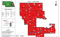 A map of Nebraska’s 1st Congressional District. (Unicameral Information Office)
