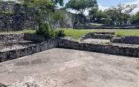 Large cisterns like this one in Xochicalco, a Teotihuacan community in what is now Mexico, were used to capture and store rainwater. 
(Adriana Zuniga / The Conversation)