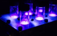 Photocatalysis refers to accelerating a reaction by using light particles, called photons. 
(Miyake Group / The Conversation)