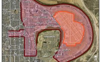 Boundaries of Omaha’s Inland Port Authority stretch about 300 acres. 
(Courtesy of City of Omaha)