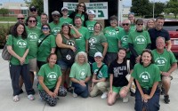 Nebraskans for Medical Marijuana celebrate turn-in day for 114,000 signatures the group gathered across two petitions to legalize and regulate medical marijuana, July 3, 2024. 
(Courtesy of Nebraskans for Medical Marijuana campaign)