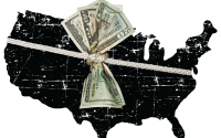 Giving declines when the country tightens its rope. (Shutterstock)