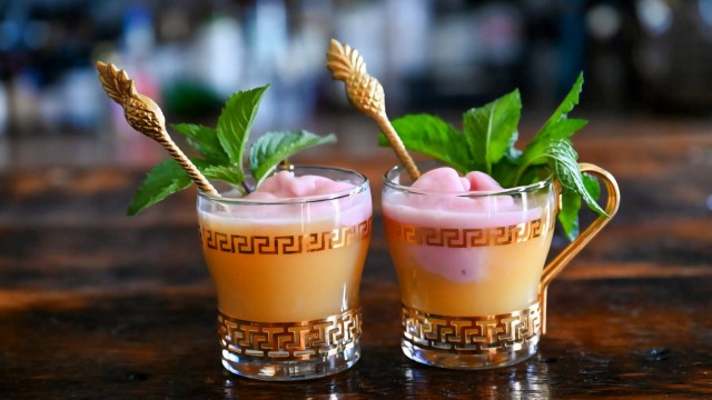 Pineapple, orange and sherbert punch offers a unique flavor without the effects of a cocktail. 
(Courtesy of gastronomblog.com)