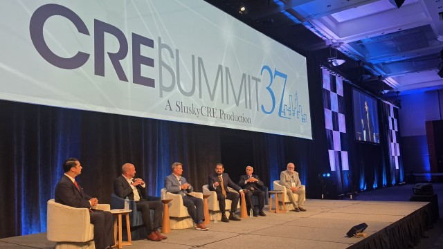 A panel featuring Nebraska state senators and business leaders discussed the future of public funding for developments during the 37th annual Commercial Real Estate Summit on August 21, 2026.
(Tim Trudell / The Daily Record)