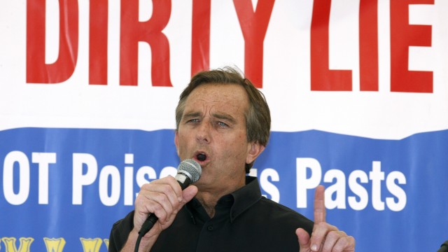 In the late 1990s, Robert F. Kennedy Jr. used citizen suit provisions to force environmental cleanups of industrial pollution in the Hudson River.
(Rick Bowmer / AP Photo)