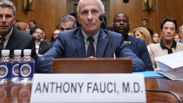 Dr. Anthony Fauci appears before the Senate Homeland Security and Governmental Affairs Committee at the Capitol, Wednesday, July 29, 2026, in Washington. 
(Allison Robbert / AP Photo)
