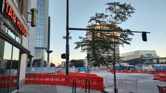 Trying to find parking along the streetcar route so I could dine at the Omaha Tap House on Farnam street was a disaster. 
(Austin Petak / The Daily Record)