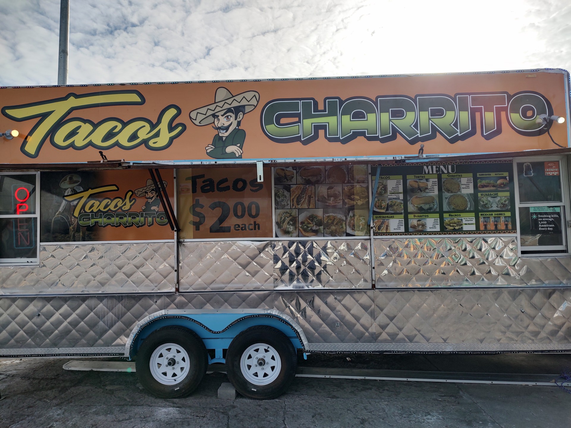 Taco Charrito: absolutely slammin&#039; two dollar beef tacos with the best tortilla I&#039;ve had in a long time located at 36th and V Street in south Omaha as of Friday, January 17, 2025.<br />(Austin Petak / The Daily Record)